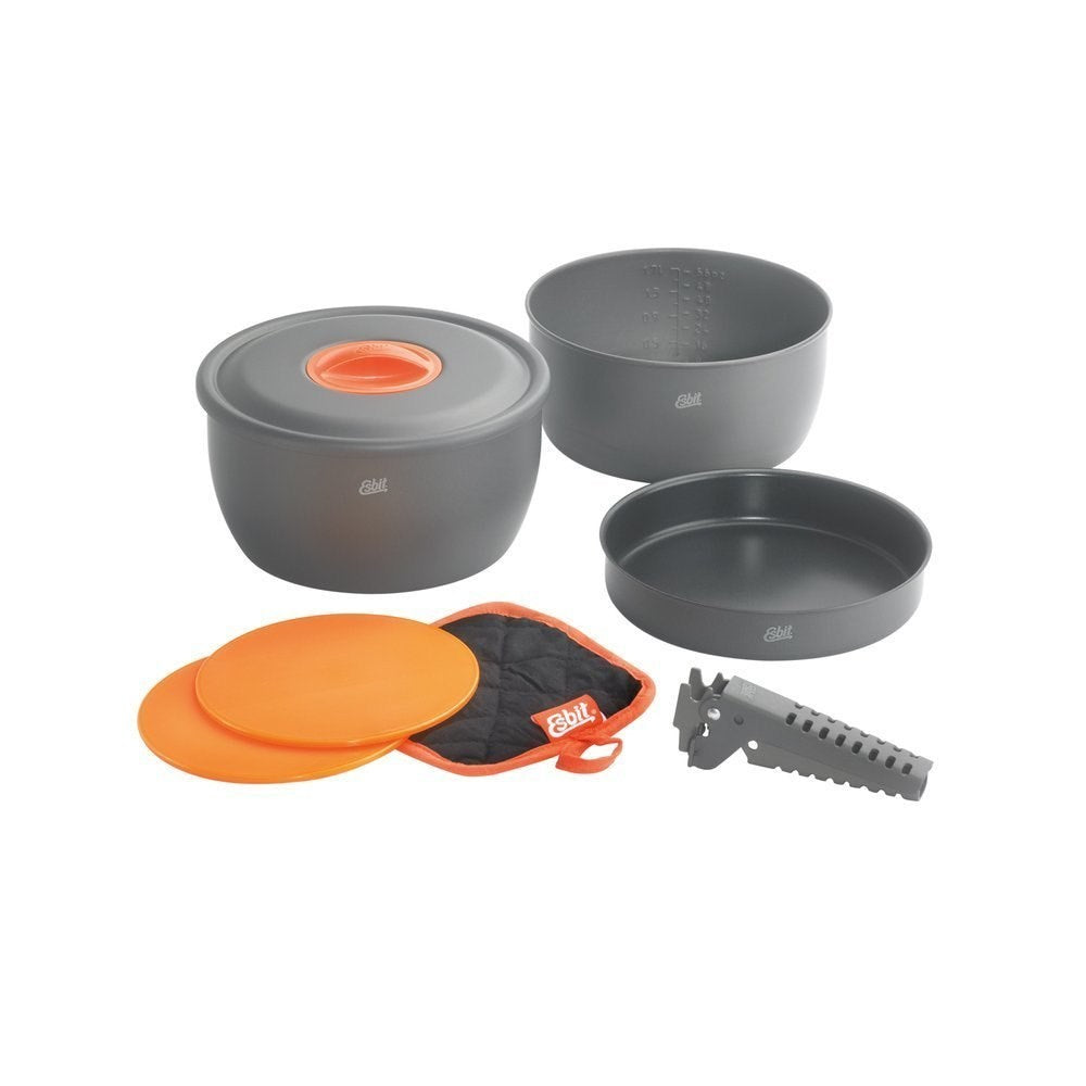 ESBIT Aluminium Cookware 3 Standard Dishes - Model 100