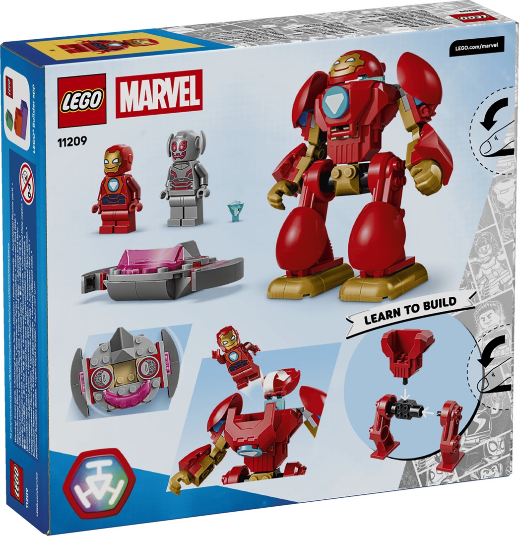 LEGO Building Blocks Ultron vs. Iron Man Set 11209 - 96 Elements - For Ages 4+