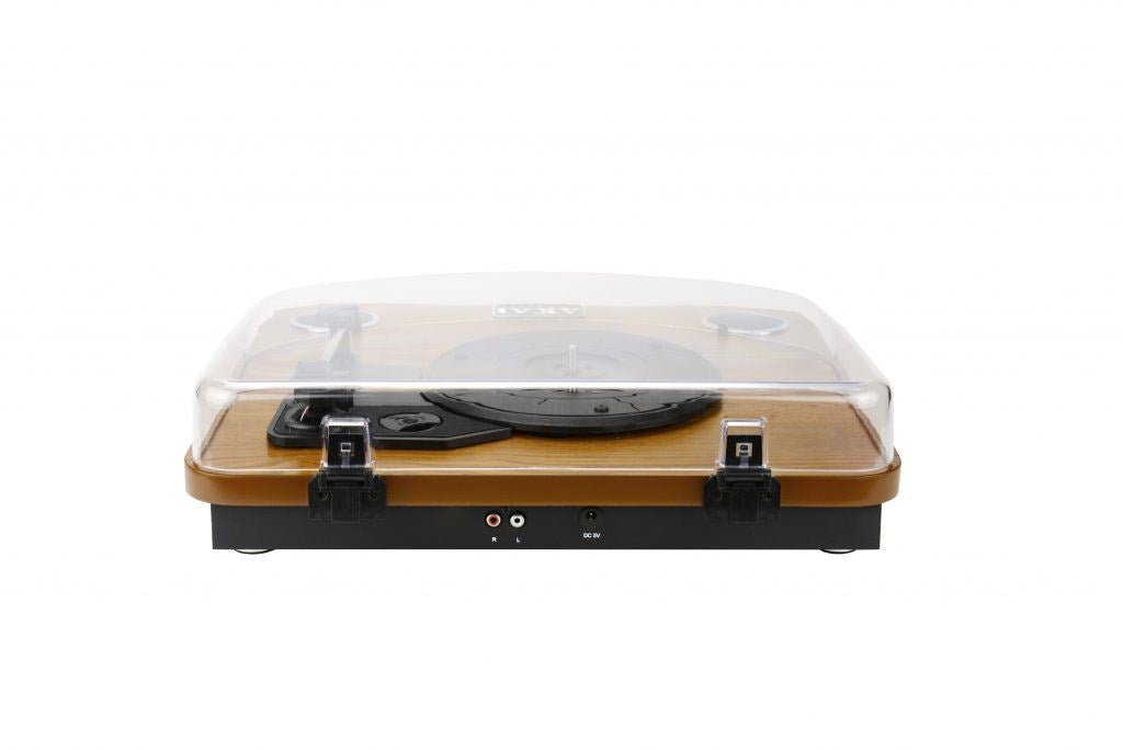 Akai ATT-11BT Belt-Drive Turntable Brown