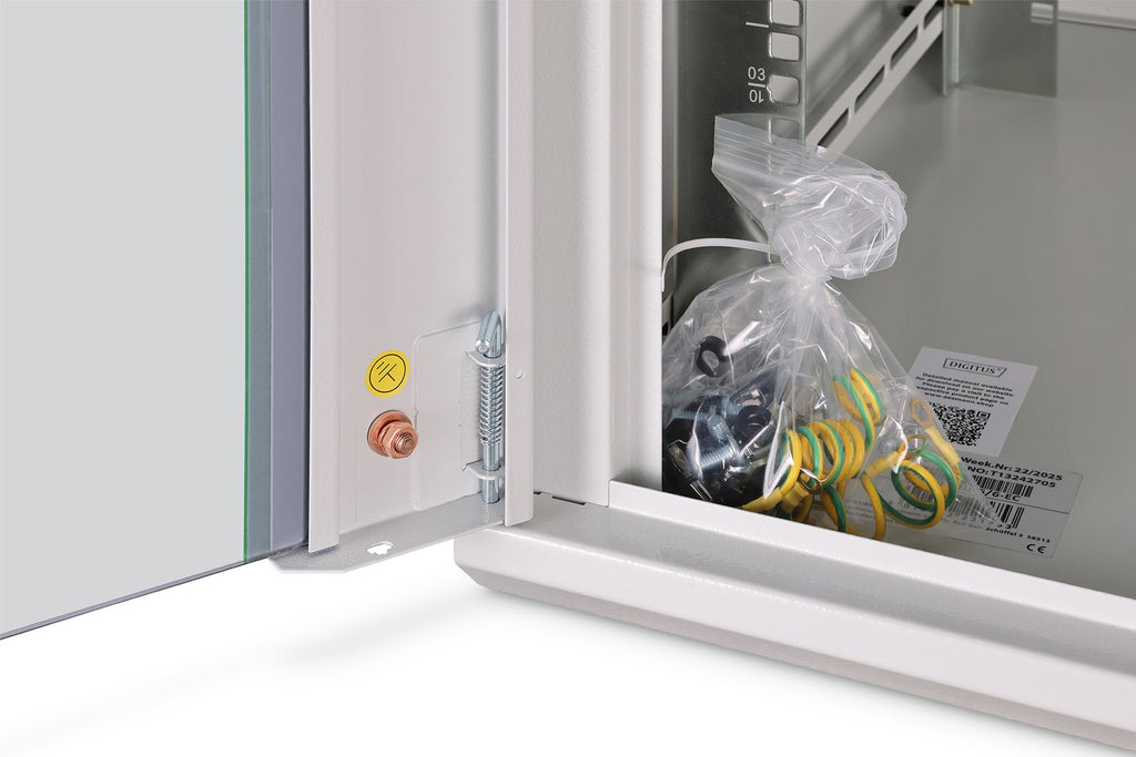 DIGITUS Wall-mounted Rack 12U 600x600 mm Grey DN-19 12U-6/6-EC