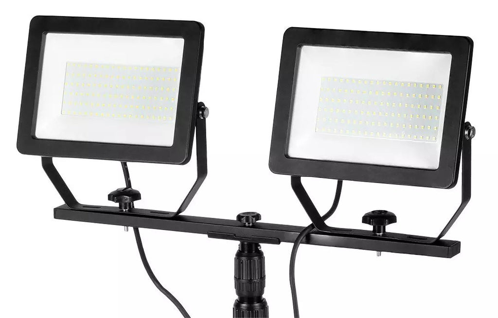 NEO TOOLS Double Spotlight 2 x 100W SMD LED 17000 lm Tripod Included Model TOP-99-096