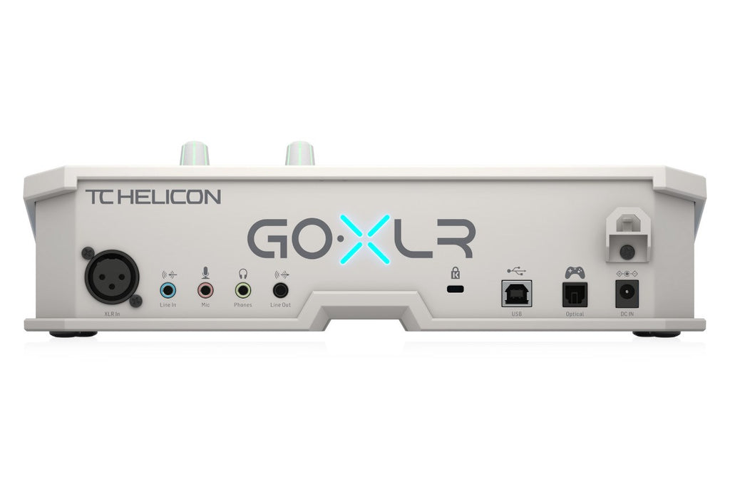 TC Helicon GO XLR-WH USB Audio Mixer and Interface White