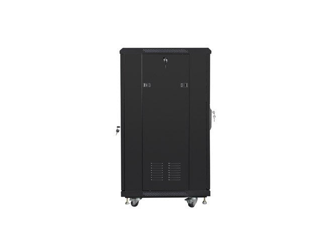 Lanberg Freestanding Rack FF01-6622-12B - 22U, 1159 mm Height, 600 mm Width, 600 mm Depth, Black