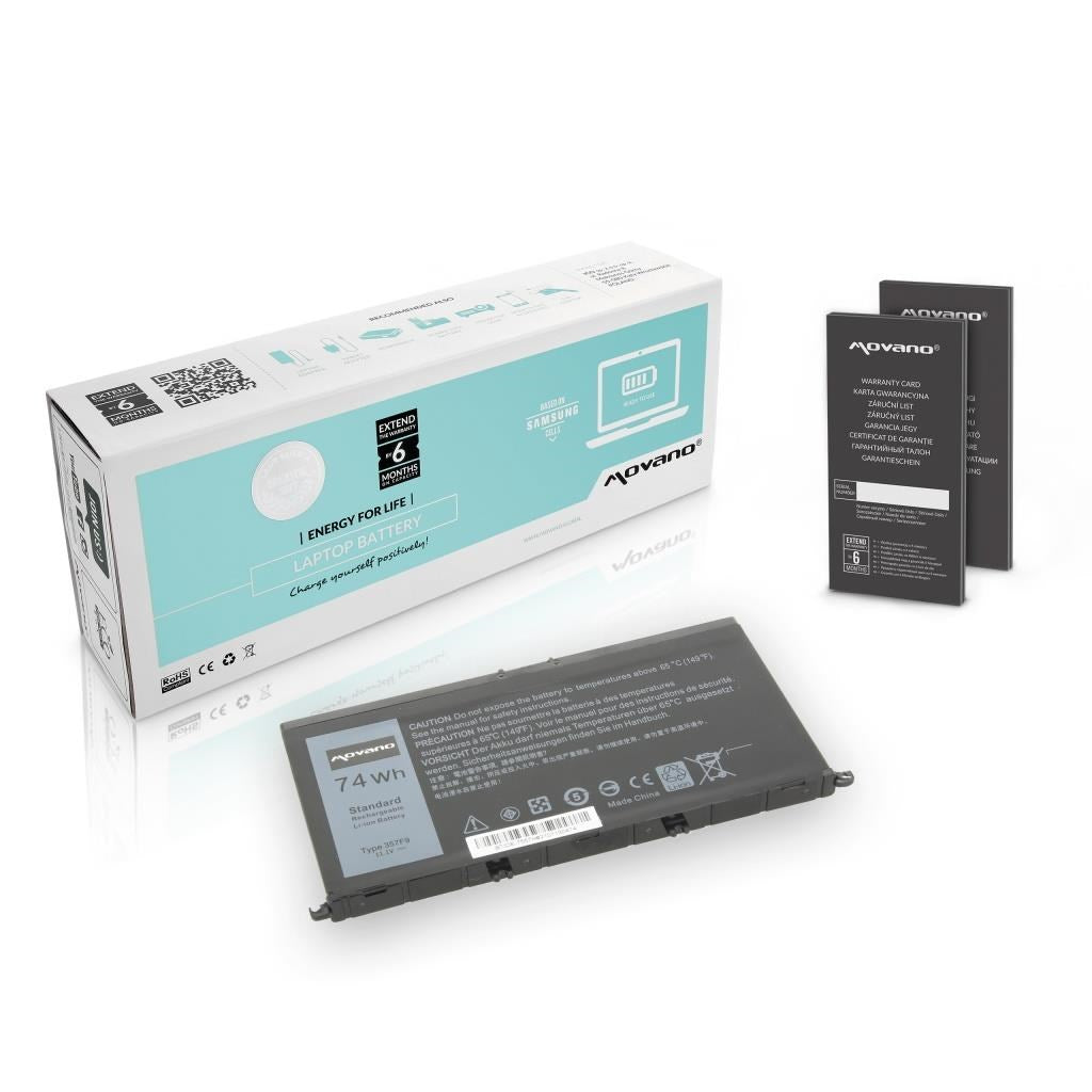 Bateria Movano do notebooka Dell Inspiron 15 (7557)  15 (7559)  357F9 (10.8V-11.1V) (6600 mAh)