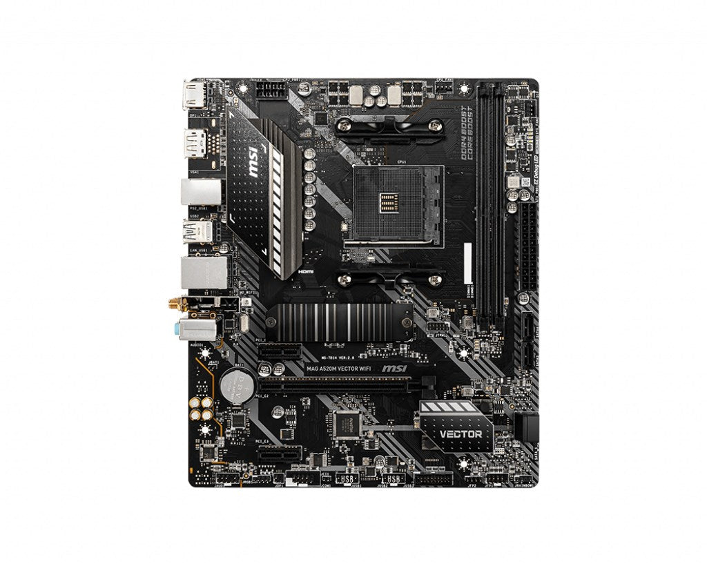 MSI MB MAG A520M VECTOR WIFI Motherboard A520 7D14-008R