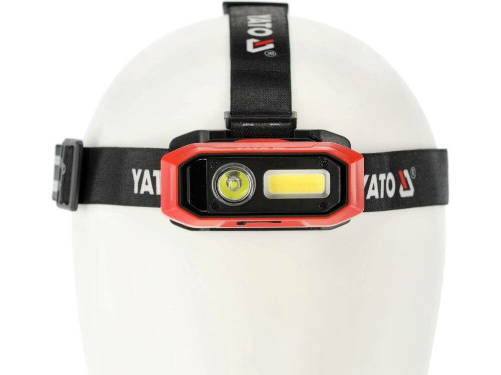 YATO Flashlight Aluminum IP54 375 g 50 mm x 255 mm x 50 mm Model YT-08594