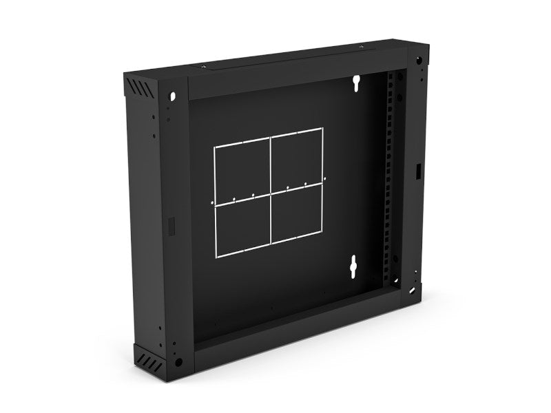 ALANTEC Rear Section (Hinged/Drop-Down) for SW-12U-600-450-01-C Cabinets, Black 150 mm, Model SA-SSW-12U-02-C