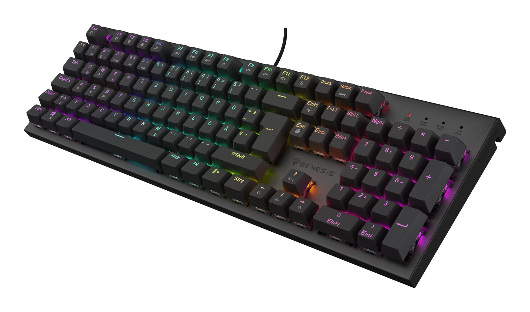 Genesis Gaming Keyboard THOR 303 Brown Wired (DE) (NKG-2178)