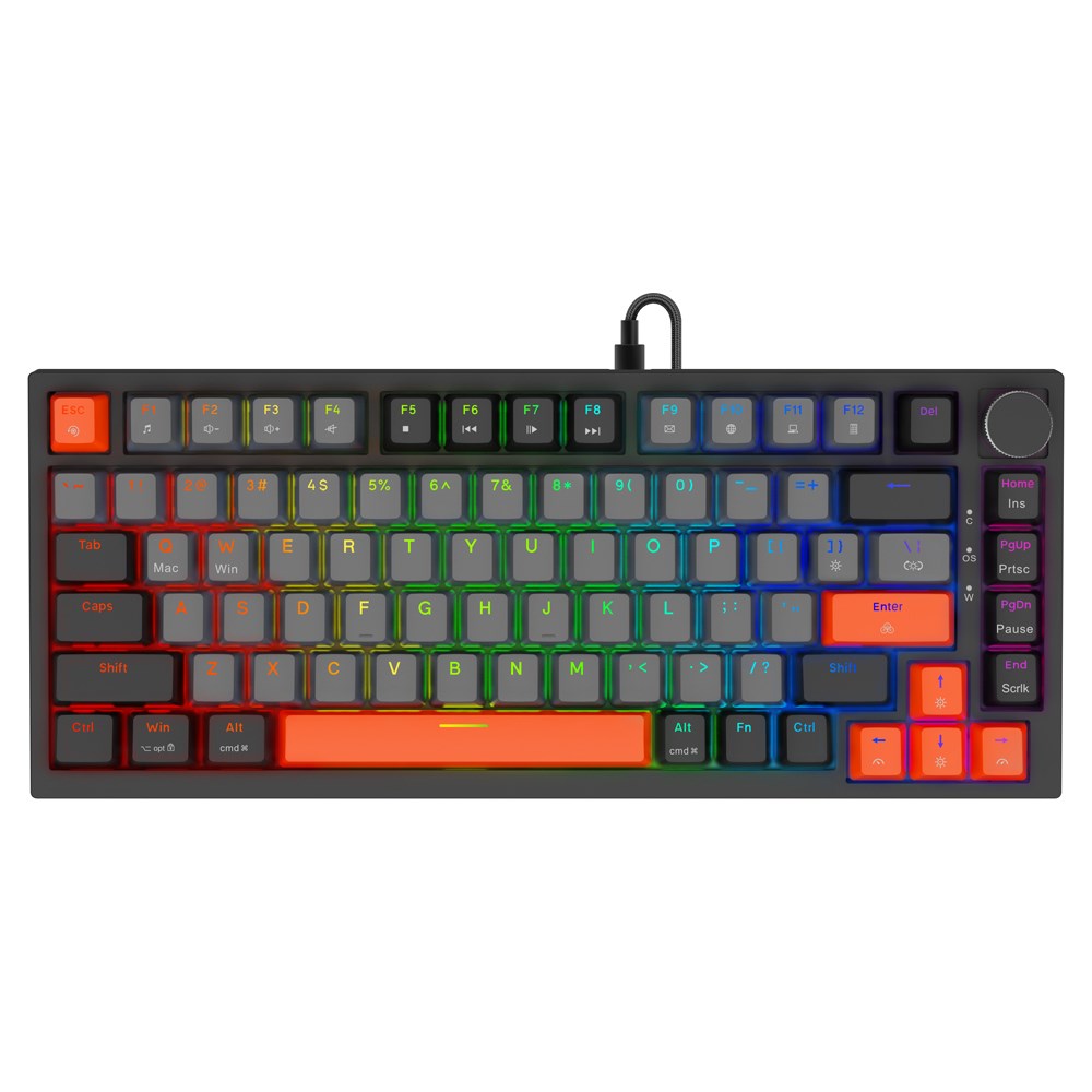 Savio ASTRAL Black OUTEMU White Jade RGB Magnetic Keyboard, 3 Keycap Colors
