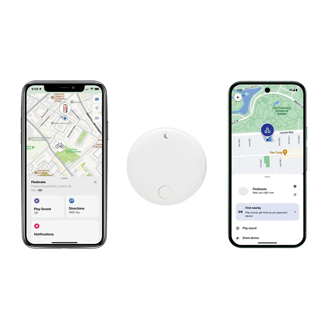 XD Connects FindMate Dual RCS Water-Resistant Tracker – Apple Find My & Android Find Hub (IPX5) P301.6203