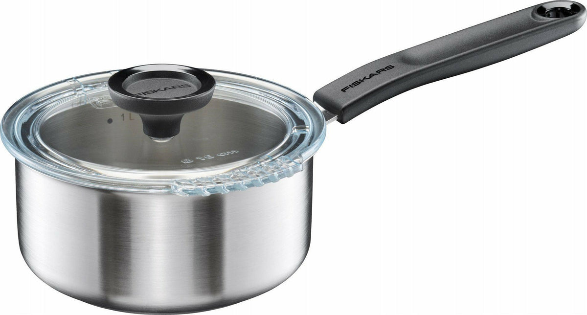 Fiskars Saucepan 1.5 L Stainless Steel with Lid 1080850