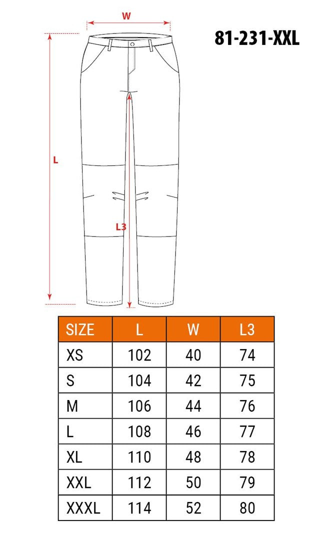 NEO TOOLS Trousers 90% Polyamide XXL TOP-81-231-XXL