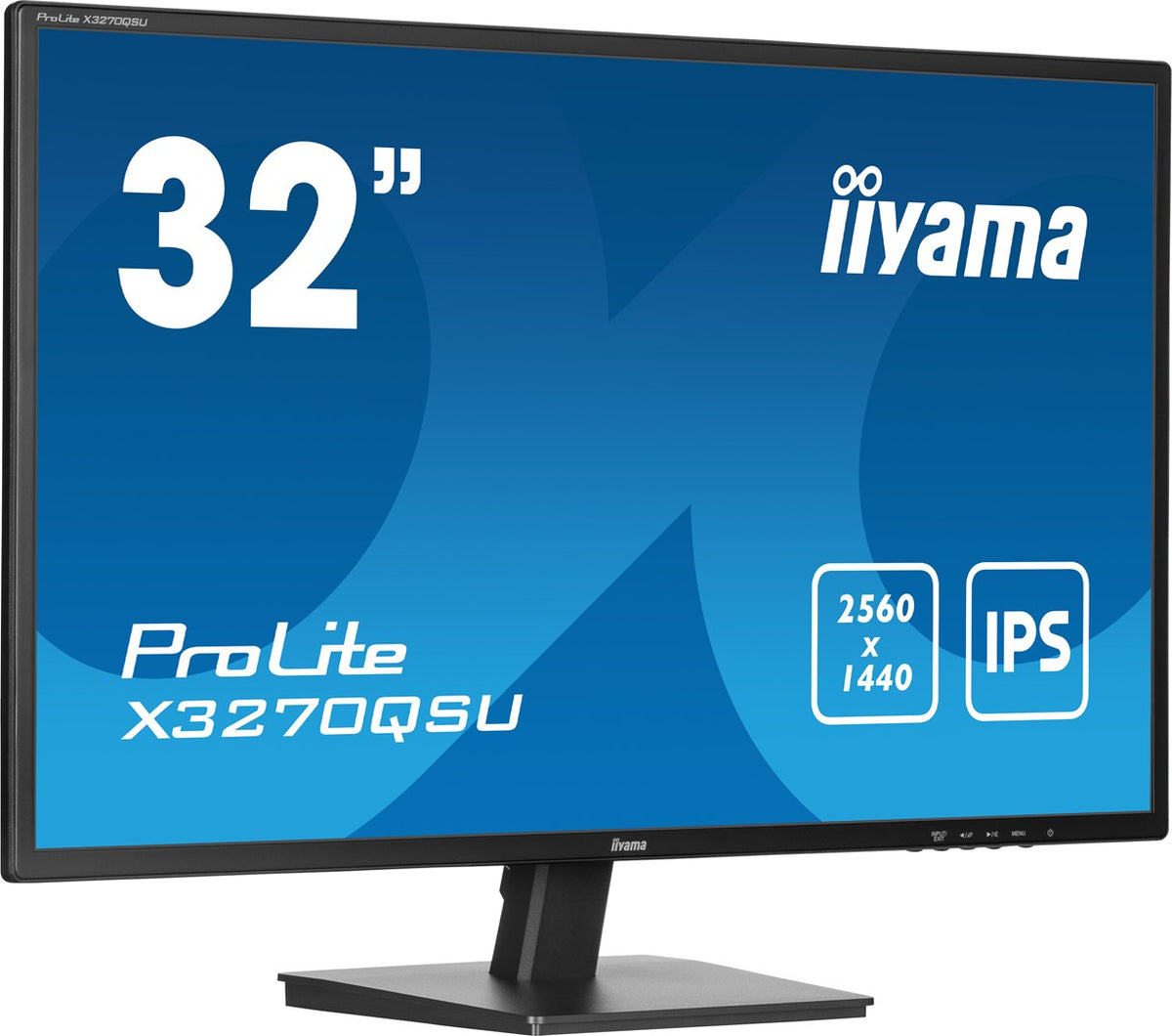 iiyama ProLite X3270QSU-B1 Monitor - 32 inch - 2560 x 1440 pixels - Black