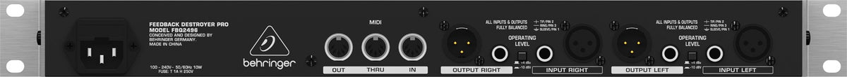 Behringer FBQ2496 Feedback Destroyer PRO