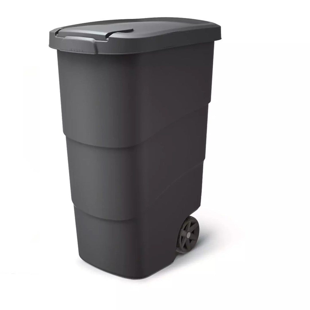 Prosperplast KEDEN Wheeler Waste Bin 90 L Black Recycled | Model: CEN-80991