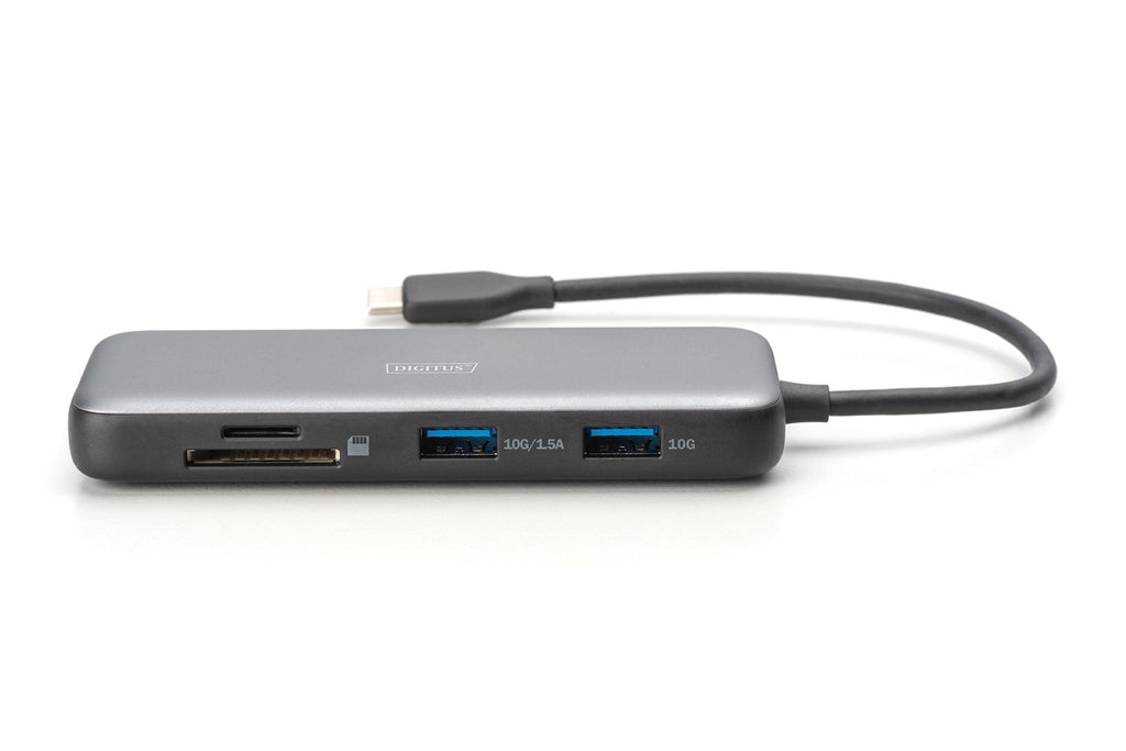 DIGITUS - Docking Station - USB-C - 2 x HDMI - 1GbE - DA-70915