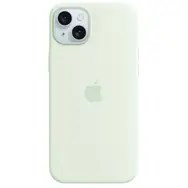 Apple iPhone 15 Plus Silicone Case - Mint - MagSafe - Model MWNG3ZM/A