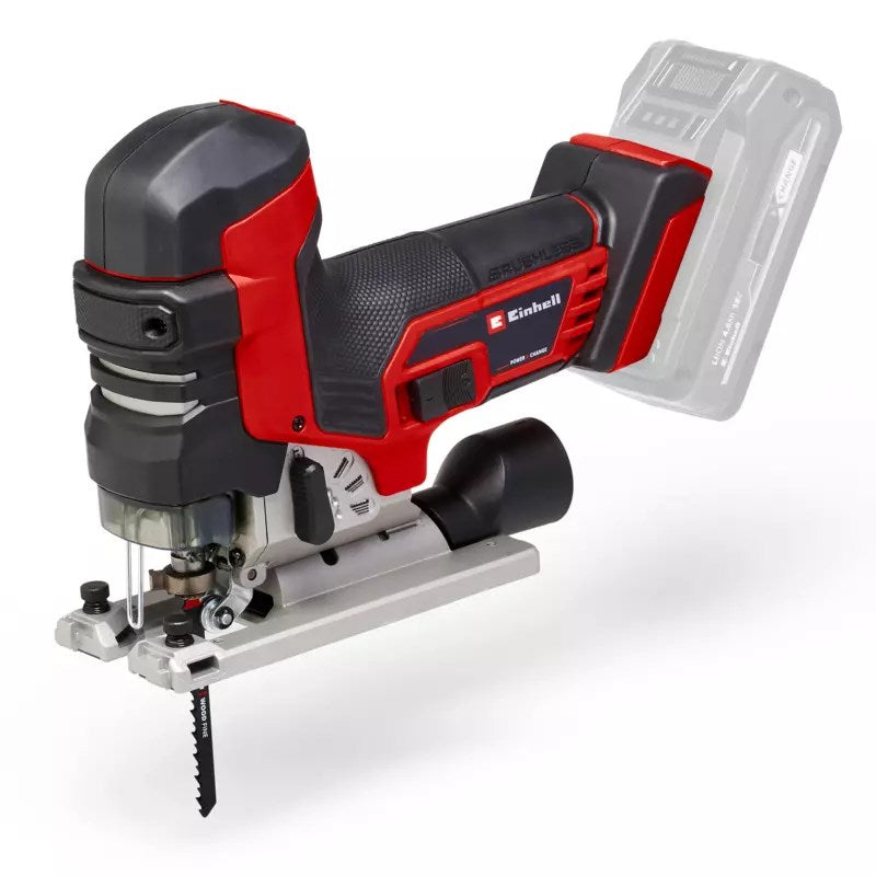 EINHELL Cordless Jigsaw 18V Li-Ion 4321265 - Weight: 1960 g, Max Speed: 3500spm