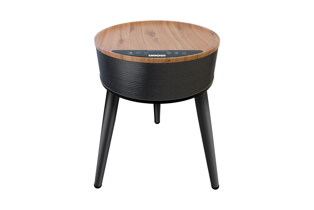 Table with fan heater Henry Ceramic brown