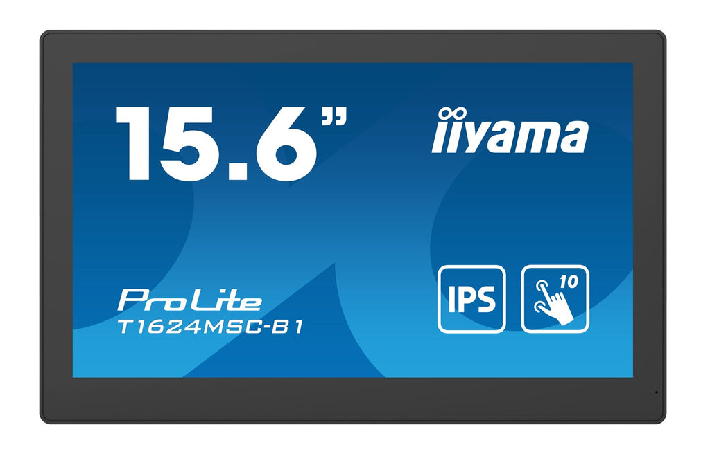 iiyama T1624MSC-B1 - Interactive Flat Screen - 39.6 cm (15.6") - Full HD - Touchscreen (T1624MSC-B1)