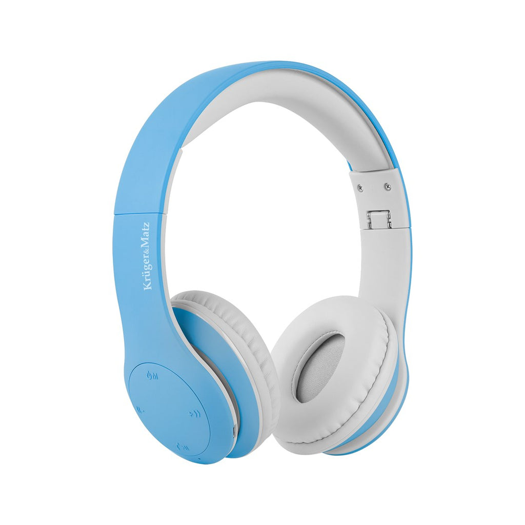 Kruger & Matz Wireless On-Ear Headphones Kids Blue Model KM0656