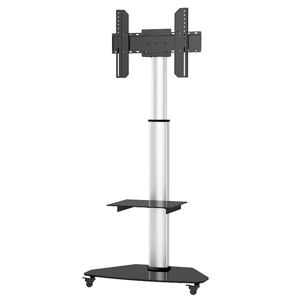 Techly Floor Stand with Shelf Trolley TV LCD/LED/Plasma 37-70  Silver