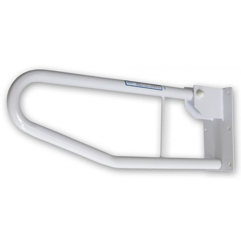 Mobilex Tiltable Bathroom Handrail, Metal, Wall-Mounted, PLU058