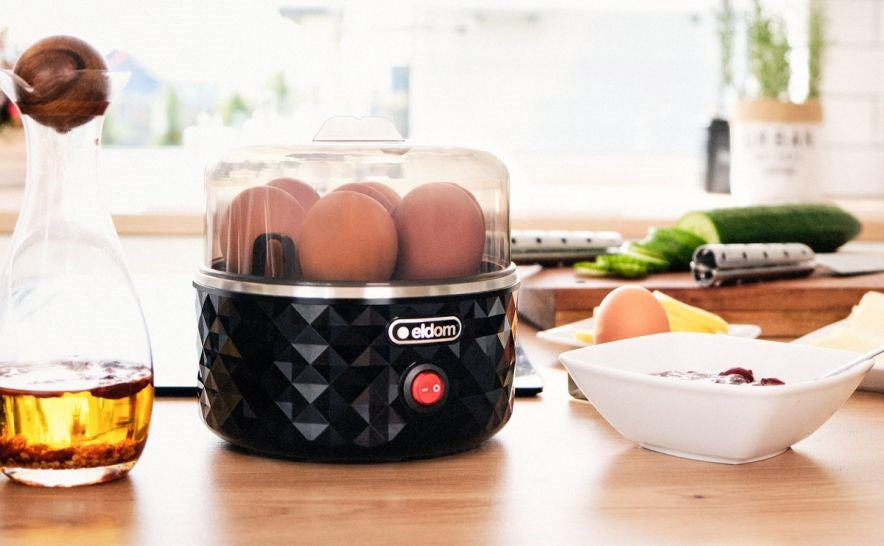 ELDOM Egg Cooker 1-7 Eggs 380 W Adjustable Hardness EM101C