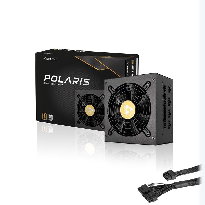 Zasilacz Chieftec PPS-650FC 650W ATX 120mm 80+Gold aPFC