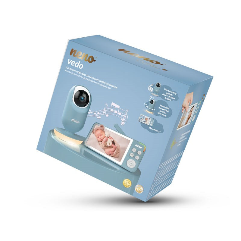 VEDO Blue Electronic Baby Monitor with Wireless Receiver