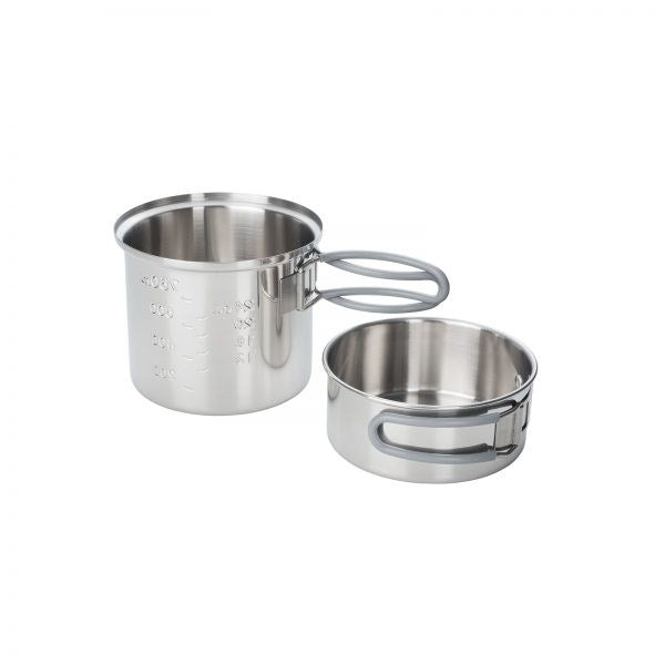 Esbit Stainless Steel Pot 1 L - Compact Cooking Pot with Lid