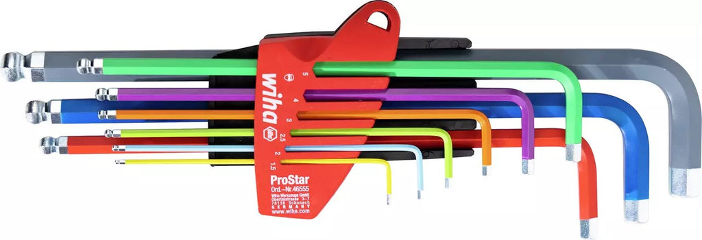 Hex Key Set in Holder PROSTAR 9-Piece