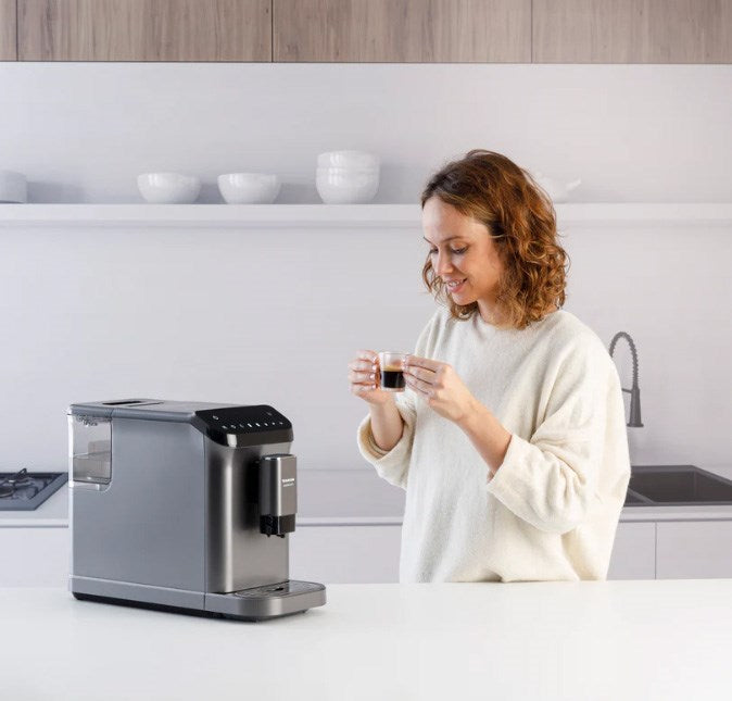 Taurus Espresso Machine 20 Bar White Coffee Accento Latte