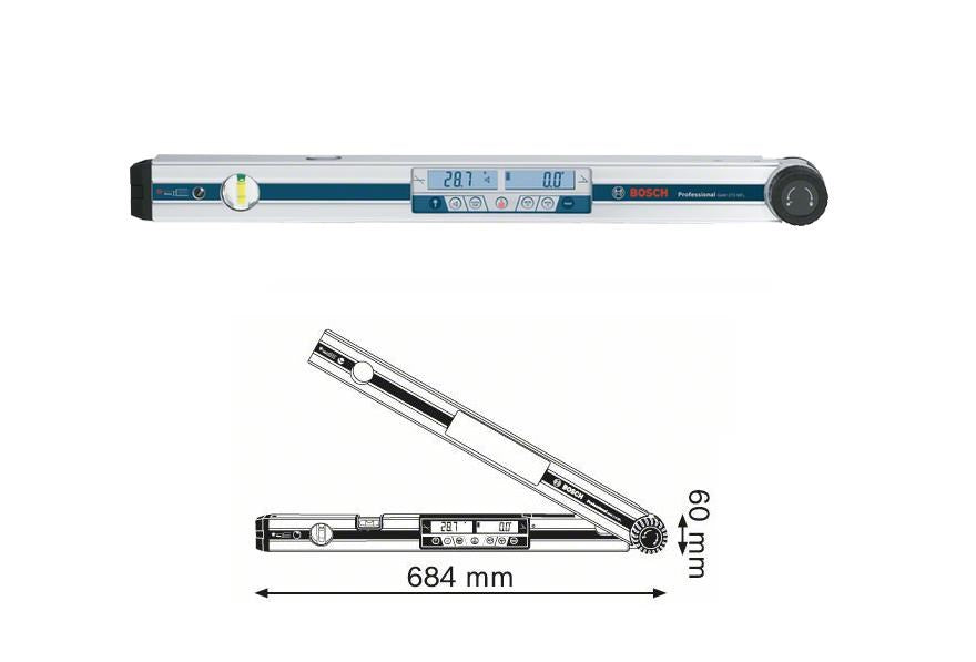Bosch GAM 270 MFL Professional Digital Angle Measurer 0 - 270°