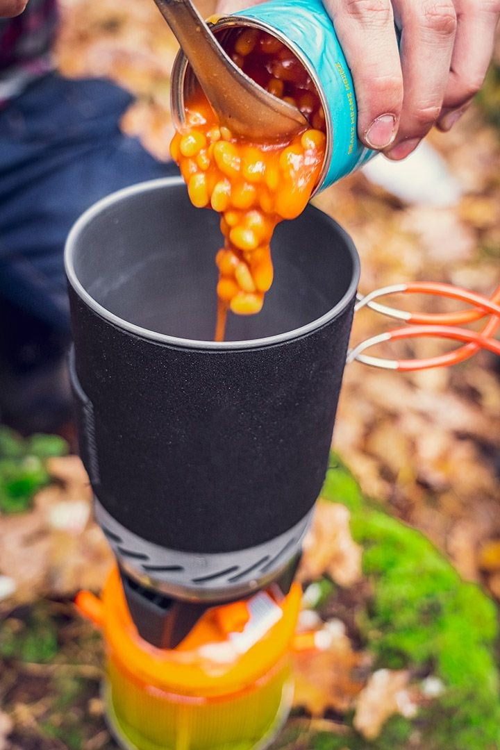 NEO TOOLS Camping Stove Pot + Burner 3-in-1 with Piezo Ignition, 2.2 kW, 510 g