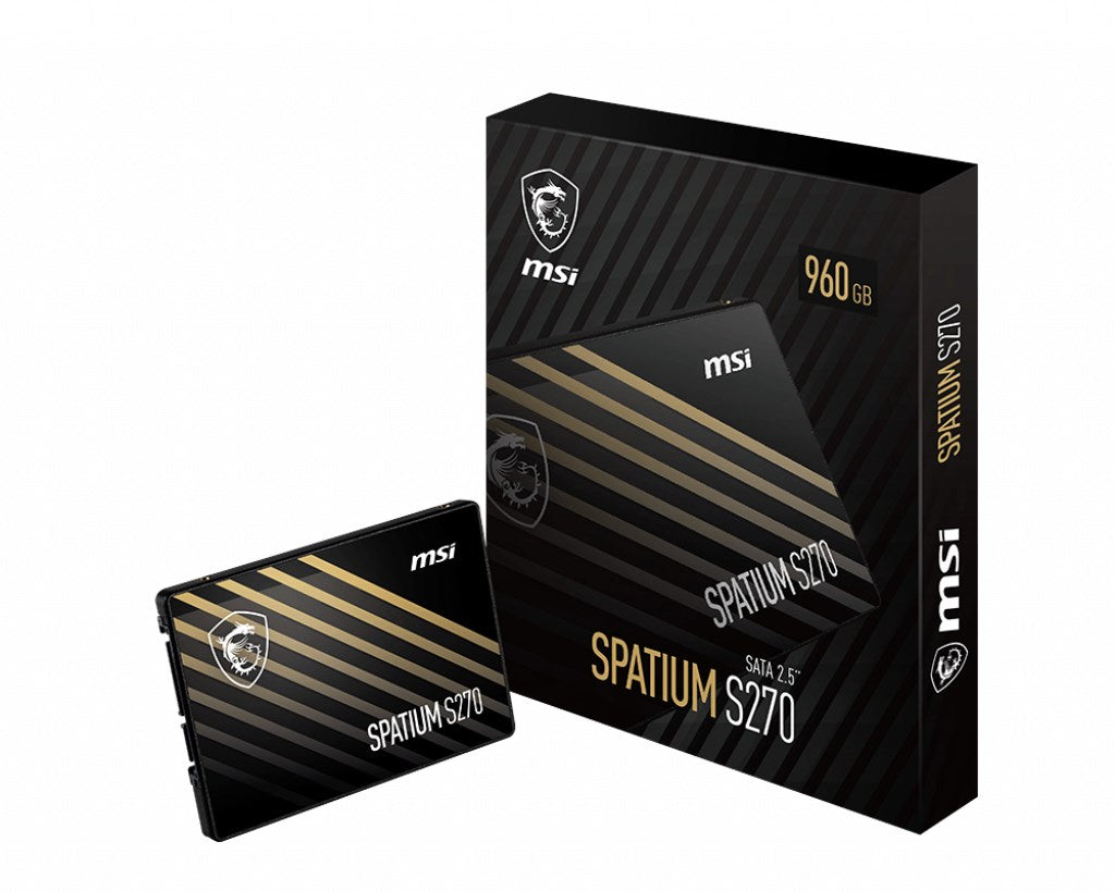 MSI SPATIUM S270 SATA 2.5" 240GB Internal SSD 3D NAND