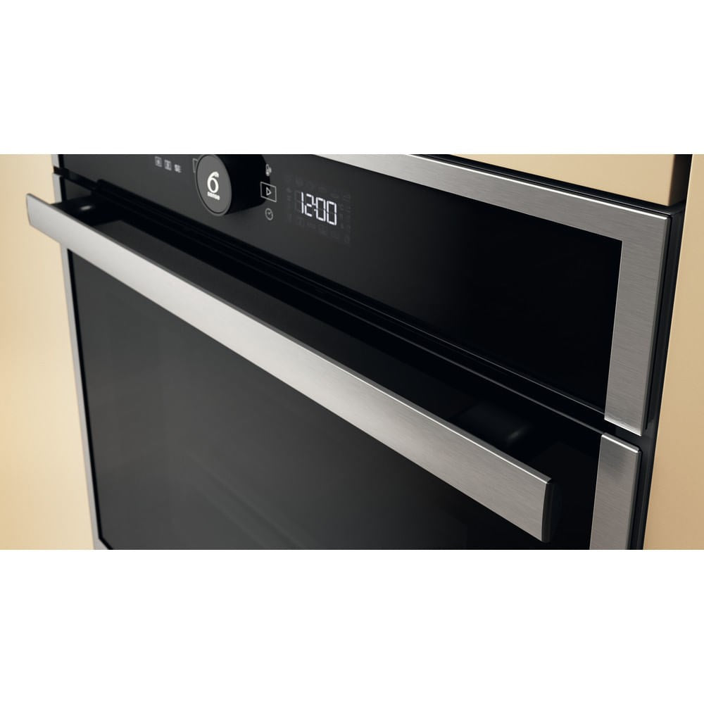 Whirlpool WOI4S8CM1SXA 73 L Black  Stainless steel