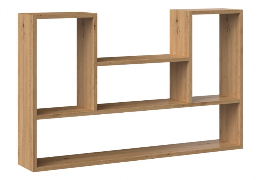 BILBAO 4P Hanging Rack Artisan Oak Wall-Mounted 100x16x60 cm