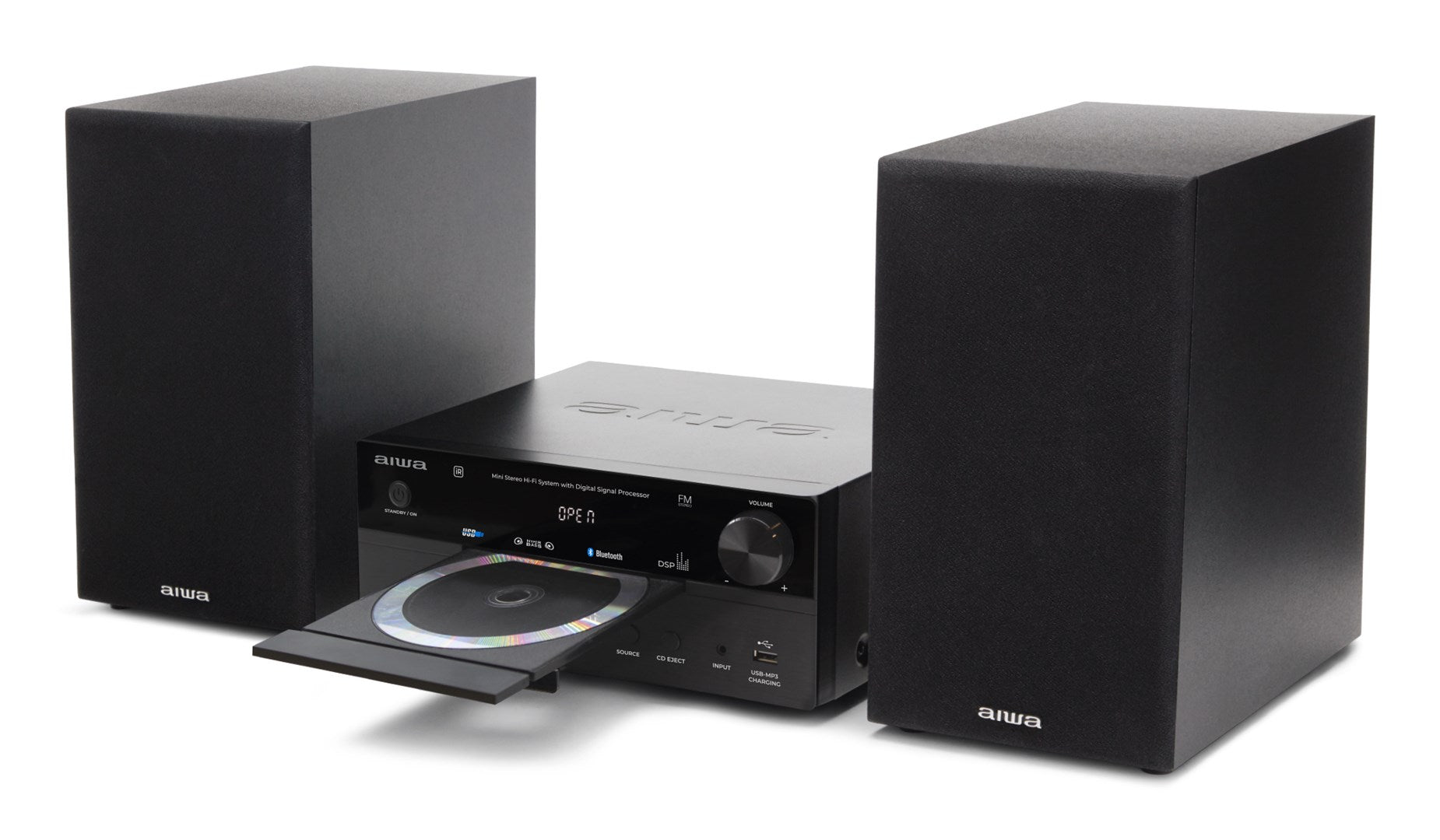 Aiwa MSBTU-550 Home Audio System 50W Black