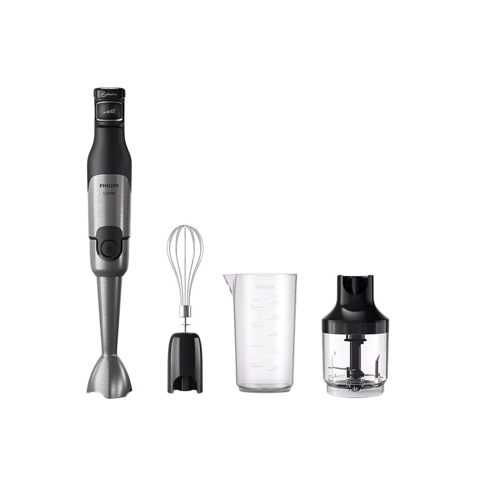 Philips 5000 Series HR2683/00 Hand Blender - 1200 W - Black - Stainless Steel