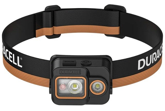 Duracell DH700R Headlamp 700lm Black Orange