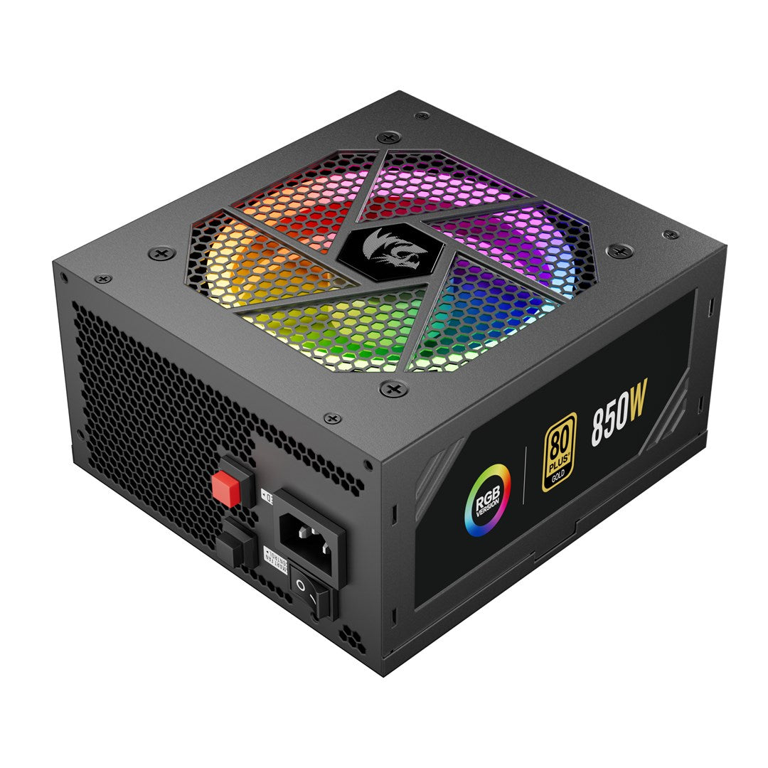 REDRAGON GC-PS007-1-V2 Power Supply Unit 850W 80 Plus Gold LED Black 57386