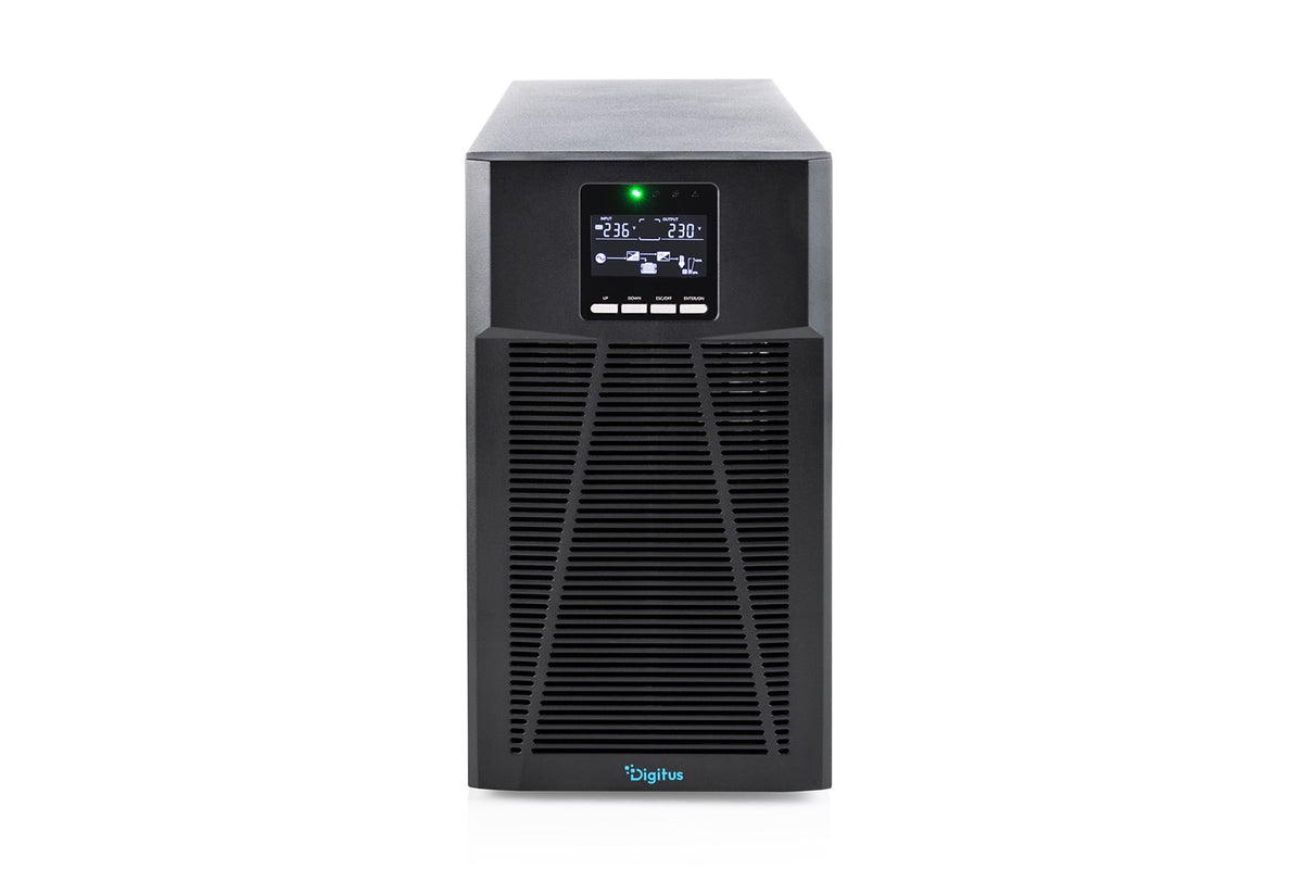 DIGITUS UPS Power Supply 3000 VA 3000 W Double-Conversion 591613