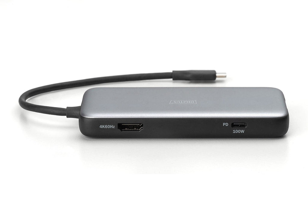DIGITUS USB-C Docking Station with HDMI, USB 3.2, RJ45, SD, MicroSD (DA-70914) USB3.2