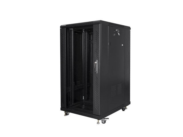 LANBERG Free Standing 19 Rack Cabinet 22U 600x800 Black
