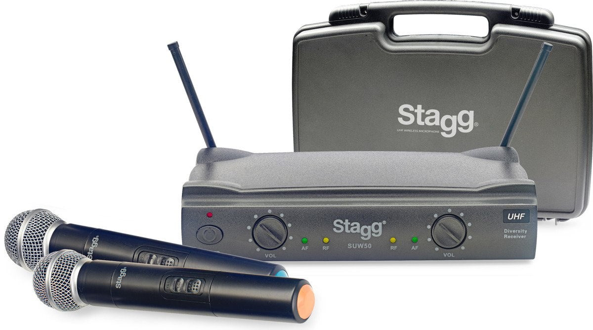Stagg UHF Wireless Microphone System 2000 g 200x400x200mm Model SSUW50MMEGEU