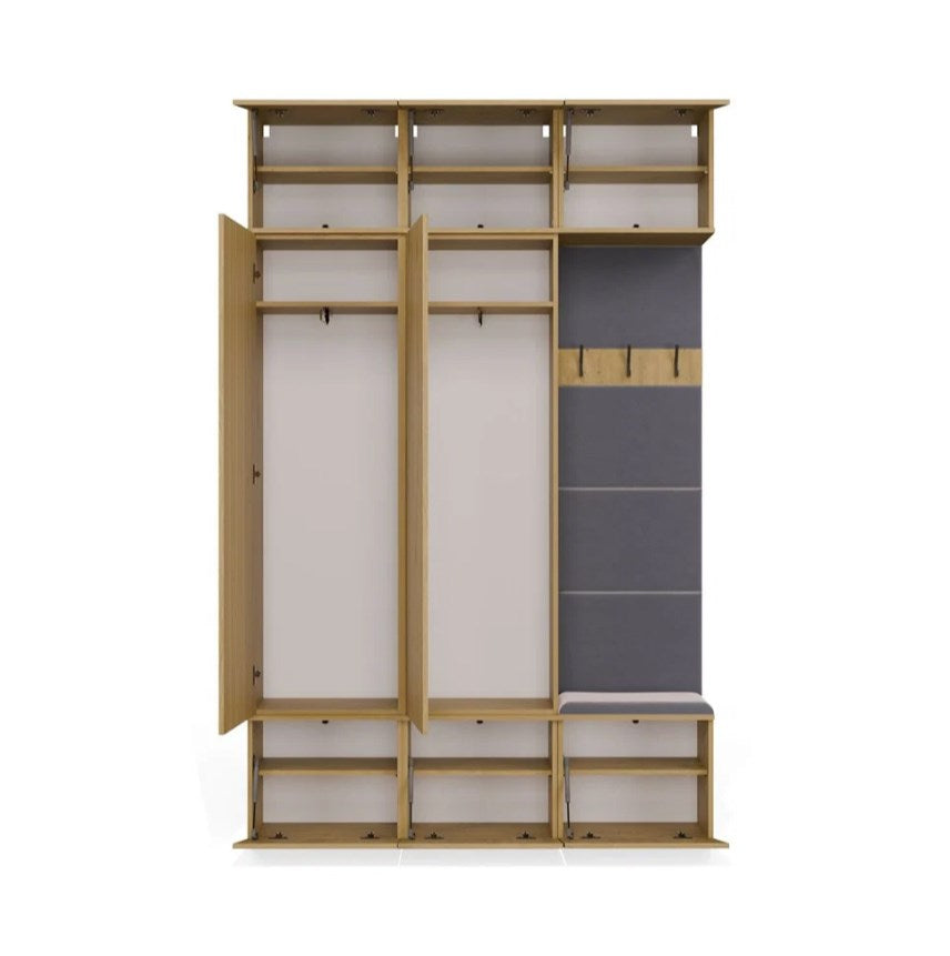 HAGA III 2SZ1W Wardrobe – Artisan Oak