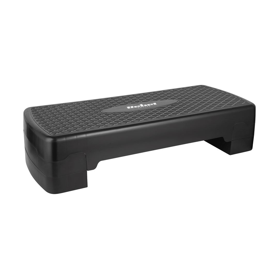 REBEL ACTIVE Fitness Step 3 Levels Black