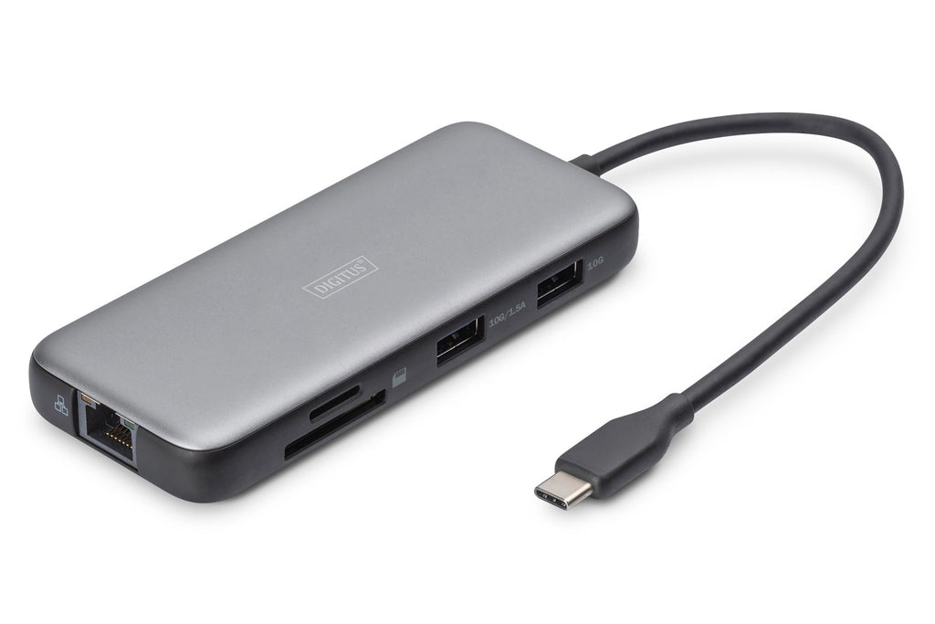 DIGITUS - Docking Station - USB-C - 2 x HDMI - 1GbE - DA-70915