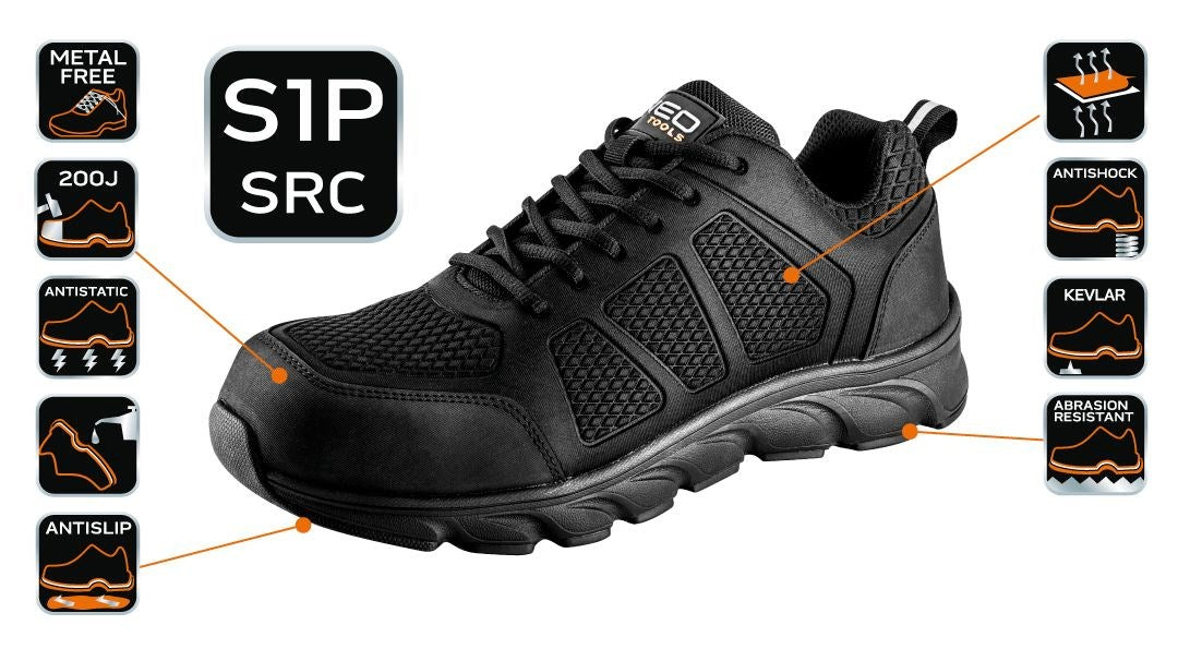 NEO TOOLS Safety Footwear Composite Toecap Safety Shoes EU 36 TOP-82-156-36
